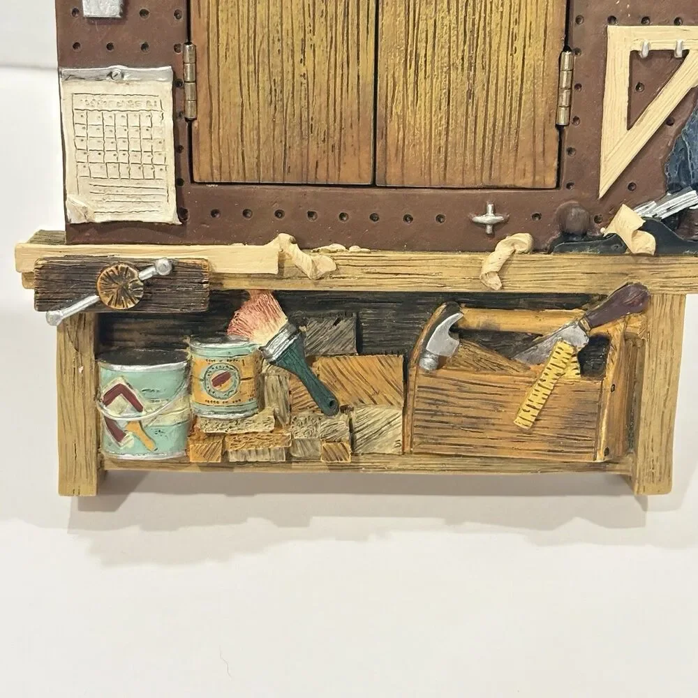 FIGI 3D Photo Frame NIB WorkShop PFH-WO-301 Saw Hammer Paint Brush Vice 3.5”x5”